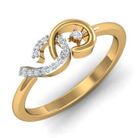 18KT Female Daily Wear 3.1 Ring