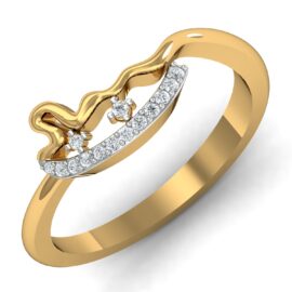 18KT Female Daily Wear 3.4 Ring
