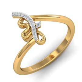 18KT Female Daily Wear 3.5 Ring