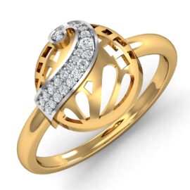 18KT Female Daily Wear 2.8 Ring