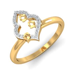 18KT Female Daily Wear 3.1 Ring