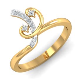 18KT Female Daily Wear 3.3 Ring