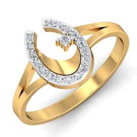 18KT Female Daily Wear 3.1 Ring