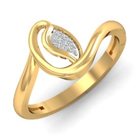 18KT Female Daily Wear 4 Ring