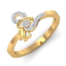 18KT Female Daily Wear 2.9 Ring