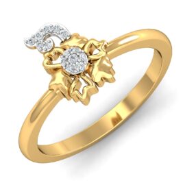 18KT Female Daily Wear 3.4 Ring