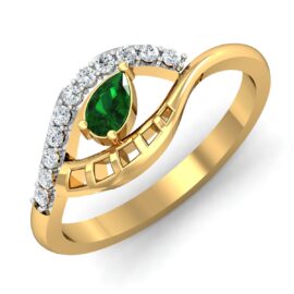 18KT Female Daily Wear 3.4 Ring