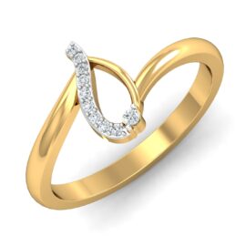 18KT Female Daily Wear 3.1 Ring