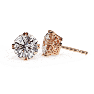 Dornoch Double <span class="diamond">Prong Vintage 1.25ct Stud Earrings</span>