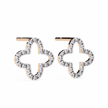 Dollar Two <span class="diamond">Tone Stud Daily Wear Earrings</span>
