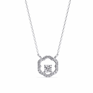 Hawick Cluster <span class="diamond">Halo Pendant</span>