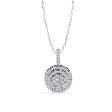 Loxleigh Halo Bloom <span class="diamond">Pendant Necklace</span>