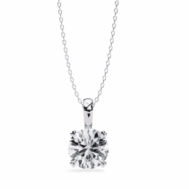 Glenelg Heart <span class="diamond">Prong Fancy Loop Solitaire 0.80ct Pendant</span>