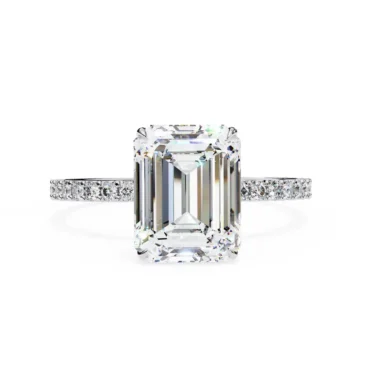 Melrose Emerald <span class="diamond">Hidden Halo 2.5ct Ring</span>