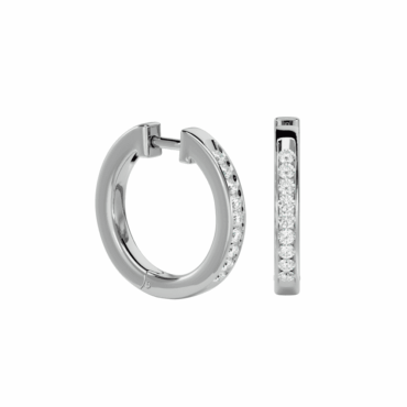 Dee Row <span class="diamond">Huggie Hoop 0.54ct Earrings</span>
