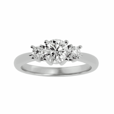 Eilean Minimalist <span class="diamond">Three Stone 0.70ct Ring</span>