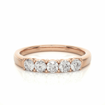 Killin Round <span class="diamond">Five Stone Together Ring</span>