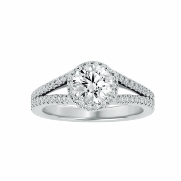 Skara Split<span class="diamond"> Shank Halo 0.70ct Ring</span>