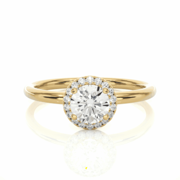 Perth Dainty <span class="diamond">Halo Round 0.4ct Ring</span>