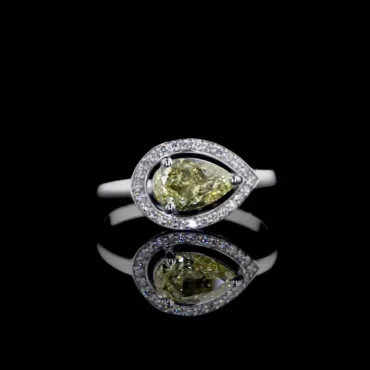 Elgin Pear <span class="diamond">Halo 1.12ct Diamond Ring</span>