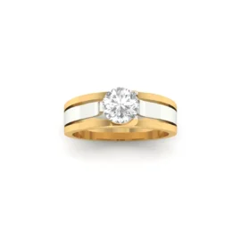 18KT Male Solitaire 6.4 Ring