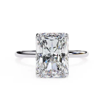 Highland Radiant <span class="diamond">Hidden Halo Two Tone 2.5ct Ring</span>