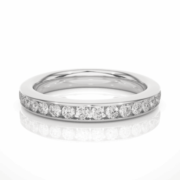 Lochearnhead Channel <span class="diamond">Round Stackable 1.12ct Ring</span>
