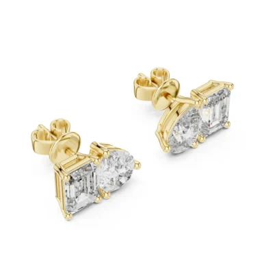 Winchester Two <span class="diamond">Stone 1.98 ct Earrings</span>