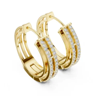 Huntly Hoops <span class="diamond">Earrings</span>