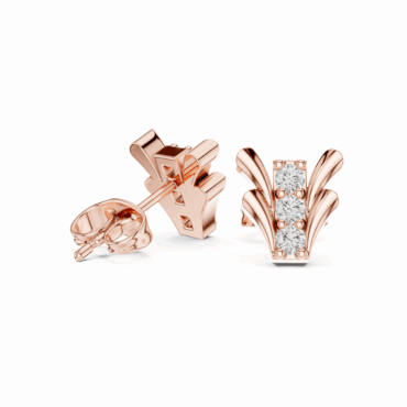 Okehampton Three <span class="diamond">Stone Earrings</span>