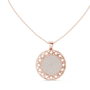 Manorbier Halo <span class="diamond">Pendant</span>