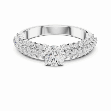 Hampton Court <span class="diamond">Pave 0.45ct Ring</span>