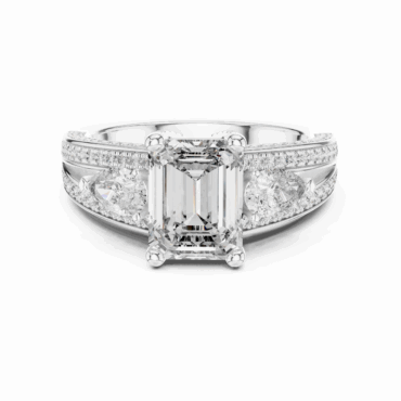 Somerset Maugham <span class="diamond">Three Stone 2ct Ring</span>