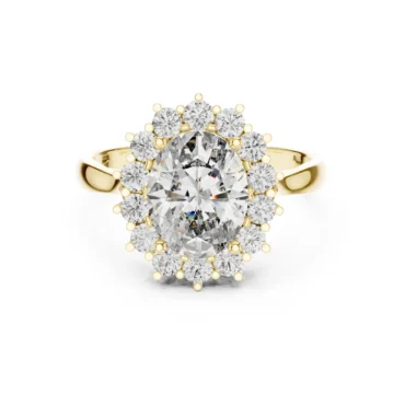 Sea Campion <span class="diamond">Halo 2ct Ring</span>