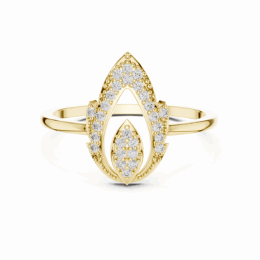 Padley Gorge <span class="diamond">Pave Ring</span>