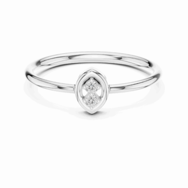 Glaze Two <span class="diamond">Stone Ring</span>