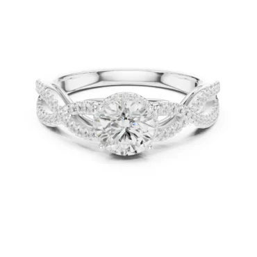 Morgause Pave <span class="diamond">1 ct Ring</span>