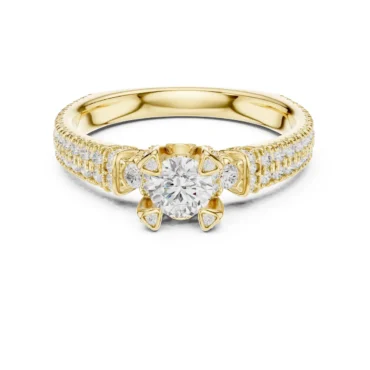 Magnolia Pave <span class="diamond">0.51 ct Ring</span>