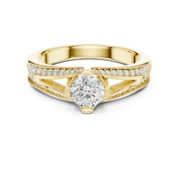 Olivewood Pave <span class="diamond">0.66 ct Ring</span>